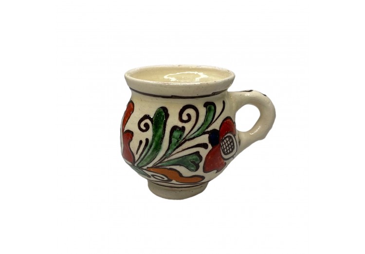 Cănuță ceramică mică albă